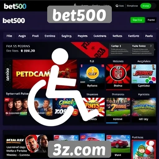 Acessibilidade do site Bet500 melhora a experiência do usuário